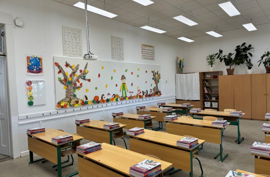 Az Áldás Utcai Általános Iskola elsős tantermének felújítása: az összefogás ereje